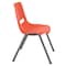 Flash Furniture Orange Shell Stack Chair RUT-EO1-OR-GG - alternate 3